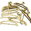 10 Pieces Wood Clothes Hanger Craft for Home Decoration Hanging Embellishment Children Handwork 2.5cm/0.98