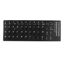 French Keyboard Stickers Protective Cover with White Letters For Laptop PC