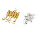 10 Pieces Smooth Round Ball Cylinder Brass Magnetic Clasps Jewelry Findings