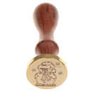 Initial Sealing Wax Stamp Wax Seal Wood Handle Metal Head DIY Arts Crafts