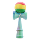 Rainbow Colours Paint Wooden Kendama Kids Children Skill Ball Game Toy