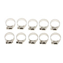10 x Spring Clip Action Fuel Hose Line Clamps Fastener Diameter 3/4''-1