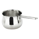 Stainless Steel Milk Pot Butter Warmer Pan Small Saucepan with Pour Spouts