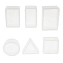 6 Pieces Jewelry Pendant Making Clear Silicone Mould Handmade Craft Tools