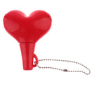 Headphone Splitter,3.5mm Audio Stereo Y Splitter Cable Cute Heart Shape Headphone Splitter Connector Adapter for iPhone, Samsung,Tablets, MP3 players Key ring