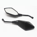 Turn Signal Black Mirrors for Motorcycles Sport Street Bike for Kawasaki