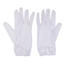 1 Pair Professional Snooker / Pool Billiard Referee Gloves White Cotton