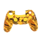 Rubber Case Skin Grip Cover Housing Shell for Sony PS4 Controller Gamepad Yellow
