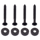 4Set Neck Joint Bushings and Bolt-Electric Guitar Parts Black Luthier Supply