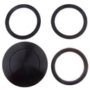 Aluminum Black Flush Pop-up Vented Fuel Tank Gas Cap Fits for 1982-2017 Harley Glide