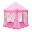 Pink Princess Portable Playhouse Indoor & Outdoor Kids Play Tent Castle Toy