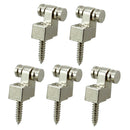 5 Pieces Iron Mini Guitar Roller String Trees Retainer Chrome for Electric Guitar Parts Musical Instruments Accessory