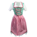 Women Girls Fashionable Oktoberfest Beer Maid Wench German Bavarian Heidi Fancy Dress + Apron Party Costume XL