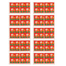 80pcs Paper Seals Merry Christmas Badge Stickers Envelope Seal Food Wrapping Decor Red Santa Claus Stickers Labels
