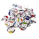 50 Pieces Mixed Lovely Dog Decorative 2 Sewing Holes Wood Scrapbooking Buttons Flatback DIY Craft