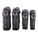 New Motorcycle Racing Adults Knee Pad Armor Guard Protective Black Universal