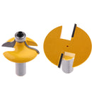 2 Pieces Bit Set 1/2" Shank Entry Door For Long Tenons Router Bit Woodworking Cutter Tool