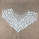 Womens Vintage White Lace Collar Embroidered Collar DIY for Clothing Accessories