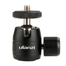 360Â° Adjustable Mini Hot Shoe Adapter 1/4'' Screw Tripod Ball Head Mount Stand for DSLR Cameras