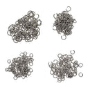 400 Piece Metal Open Jump Rings Split Rings Jewelry Making Connector Findings 5mm 6mm 7mm 8mm