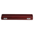 Exquisite Wooden Flute Storage Case Box Container Stage Accessory Red 17 x 3.58 x 2.44inch