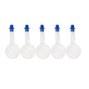 5 Sets Blue Bow Wire Stitch Insertion Sewing Needles Threader with Round Clear Magnifier