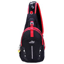 Unisex Single Shoulder Chest Bag Shopping Dating Camping Messenger Bag Black
