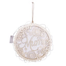 Vintage ''Mum'' Floral Cutout Wooden Hanging Board Plaque Light String Mother's Day Birthday Gift