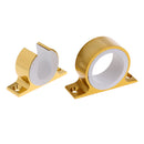 2Pcs Stainless Steel Fishing Rod Hanger Holder Pole Lock Hanger Bracket Gold