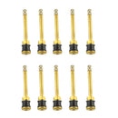 10pcs TR571 Tubeless Truck Clamp-In Valve Stem Brass Wheel Parts