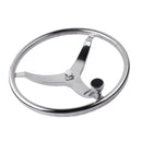 1 Piece Stainless Steering Wheel Boat Wheel Water Sports 34.0 cm