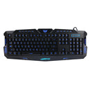 USB Keyboard Colorful LED Illuminated Backlit Wired Gaming Keyboard for PC
