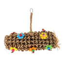 Rat Bird Parrot Squirrels Hamster Mice Mouse Ferret Perch Grass Woven Swing Toy Chewing Toy Treats and Chews