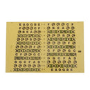 Unltra Thin Fretboard Note Sticker Inlay Marker Guitar Learners Exercise Aid