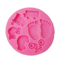 3D Transportation Silicone Fondant Mould Cake Ice Paste Mold Tool 8.5*8.5*1.1CM