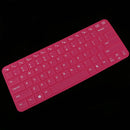 Anti Dust Washable Silicone Skin Keypad Protector Decal for Dell V5460 14inch Laptop Rose red