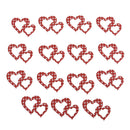 15 Pieces Lattice Wooden Embellishments Scrapbooking Cardmaking DIY Crafts Decor 3cm
