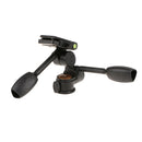 QZSD-80 Tripod Monopod Ball Head 3-way Panhead 1/4" Screw for DSLR Camera