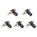 5x DSL-L6-02 Air Water Hose Tube Male Stud Push In Fit Pneumatic Fittings