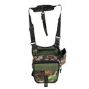 Outdoor Multifunctional Fishing Tackle Bag Water-Resistant Waist Shoulder Carry Strap Storage Pack Fishing Gear Storage for Fishing Hunting Climbing Hiking