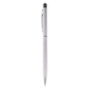High Precision Capacitive Pen Hand Writing Drawing Ballpoint Pen Stylus Touch Screen Pen for Samsung iPhone iPad Silver