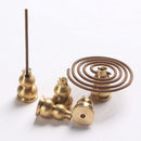 Handcraft Buddhist Gourd Incense Burner Censer Cone Stick Holder Ash Catcher