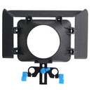 Portable Professionelle 15mm Rail Rods Matte Box for Nikon Canon DSLR Camera