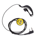 Waiter Walkie Talkie Smile PTT Mic Earpiece Headset for Baofeng Kenwood