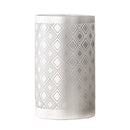 Borosilicate Glass Flower Vase Flower Arrangement Flowerpot Art Craft Silver