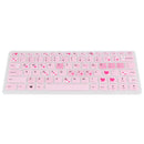 Waterproof Silicone Keyboard Protector SKin Cover Film for Lenovo 310S 14 inch Pink