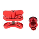 Aluminum Alloy Underwater Diving Ball Clamp Mount Bracket Joint Arm for GoPro Hero Action Cameras - Red