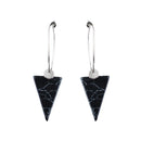 Pair Of Women Girls Ladies Dangle Earrings Fashion Jewelry Birthday Party Gift Black