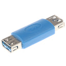 Mini USB 3.0 Type A Female To Female Connector Cable Extender Plug Adapter