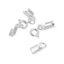 12pcs Alloy Clasp Jewelry Findings DIY Spring Clasps Necklace Bracelet 4mm